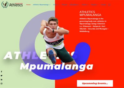 New Website for Athletics Mpumalanga